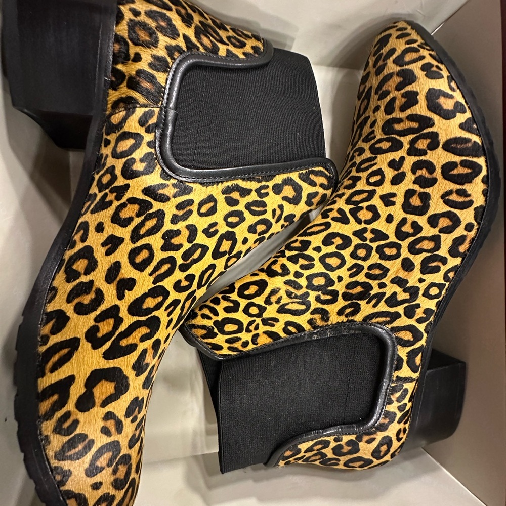 Donald J. Pliner Animal Print Ankle Boots